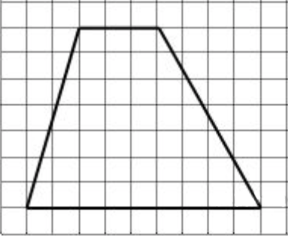 Найдите площадь трапеции изображенной на рисунке на клеточной бумаге 1
