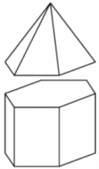 Треугольную призму приклеили к. Призма с 6 гранями. К правильной шестиугольной призме со стороной основания равной 1. К правильной шестиугольной призме с ребром 1 приклеили правильную. Коробка шестигранная Призма.